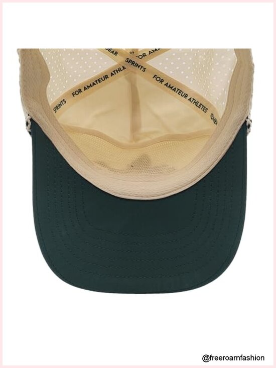 Semi-Structured Snapback Hat Lightweight Quick Dry Sport Hat Unisex main image 4